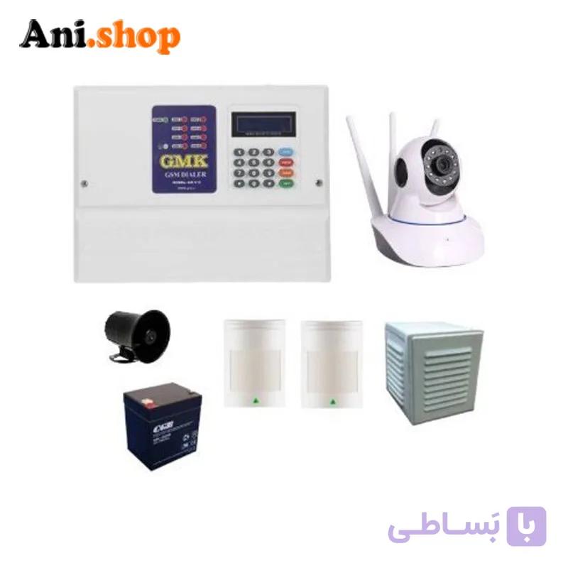 پکیج دزدگیر اماکن سیم کارتی جی ام کا GMK890 M1 با بیمه ایران 12 ماهه دوربین وایرلس