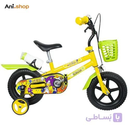دوچرخه سونیک جی تویز سایز 12 زرد