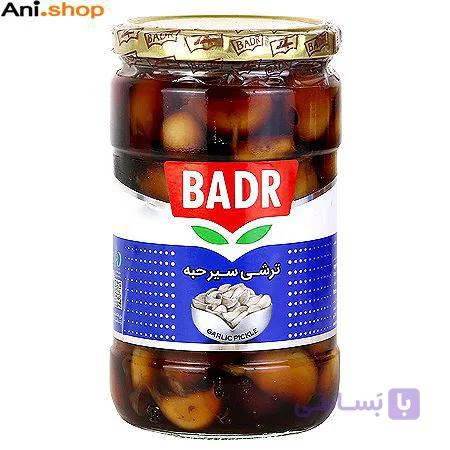 ترشی سیر حبه بدر 650 گرم کد N15