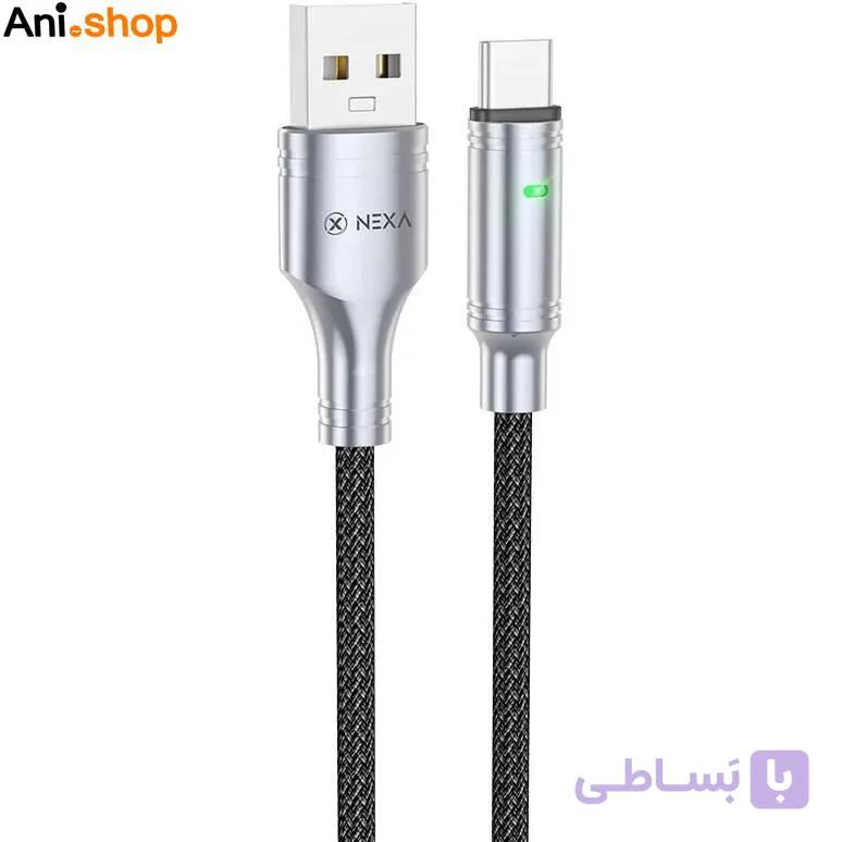 کابل شارژ 60 وات نکسا مدل L70 با سری تایپ سی به تایپ سی NEXA CABLE L70 TC TO TC 70W — تصویر 1