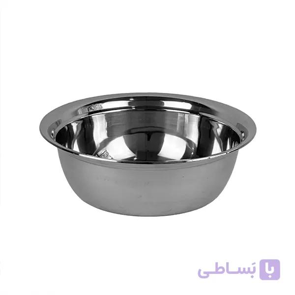 لگن استیل گرد 34cm — تصویر 1