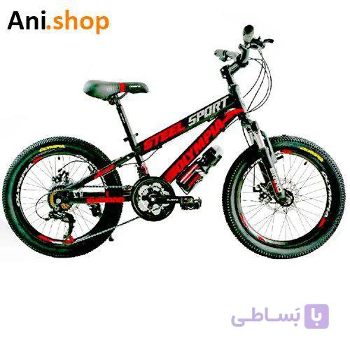 دوچرخه برند المپیا مدل تک دیسک عقبSTEEL SPORT سایز 20 — تصویر 1