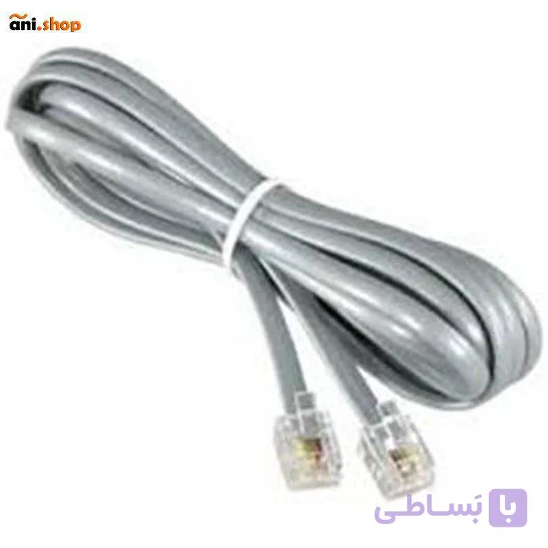 کابل تلفن 2 متری سوکت دار dz-67