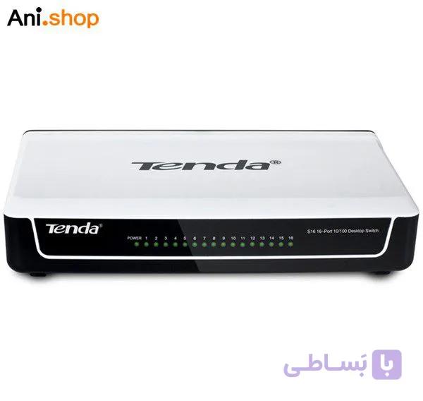 وای فای 10/100 HUB SWITCH 8PORT TENDA کد972 — تصویر 1