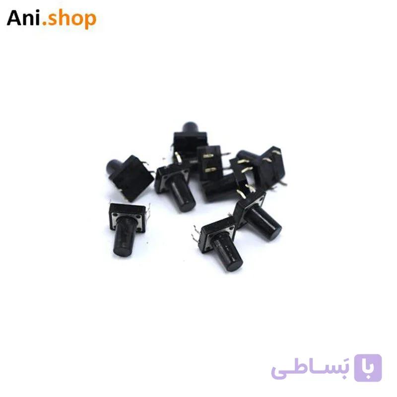 میکرو سوئیچ فشاری دارای ابعاد dz-29 6mmx 6mmx5mm بسته سه تایی