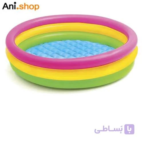 استخر بادی گرد رنگی با قطر 147 کد 8