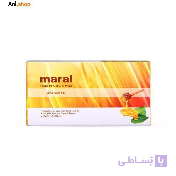 موم وکس قالبی آلوئه ورا مخصوص موهای ضخیم مارال 500 گرمی