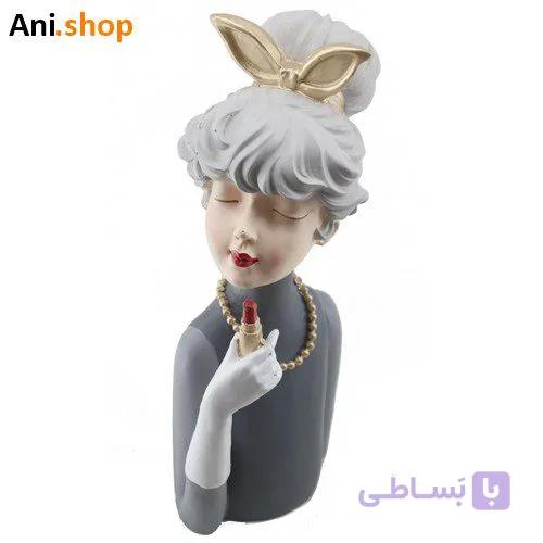 مجسمه نیم تنه دختر کد 18 — تصویر 1