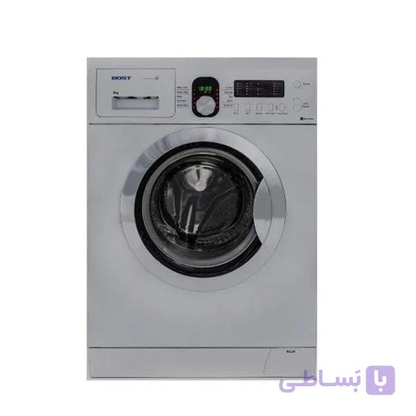 ماشین لباسشویی ۶ کیلویی بست مدل BWD-6112 رنگ تیتانیوم درب تیتانیوم کد Z37