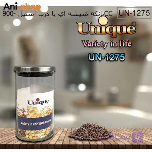 بانکه 900 شیشه ای درب استیل مدل UN-1275 کد 284