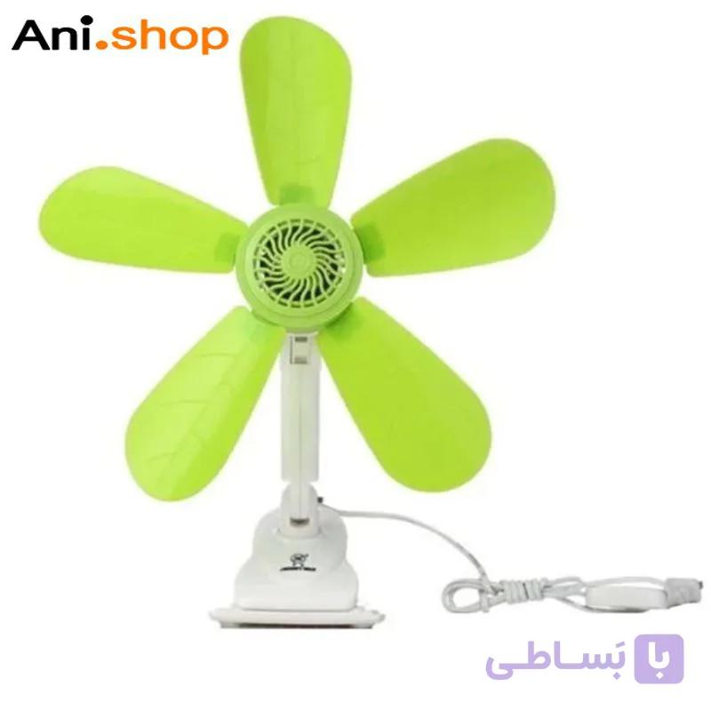 پنکه 5 پره دور تند گیره دار Electric fan Super Soft Wind — تصویر 1