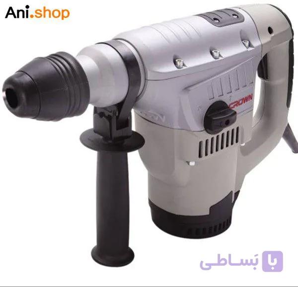 دریل بتن کن کرون 38 میلی متر 1050 وات 5 شیار 6.5 کیلویی با قلم و مته کد CT18055 — تصویر 1