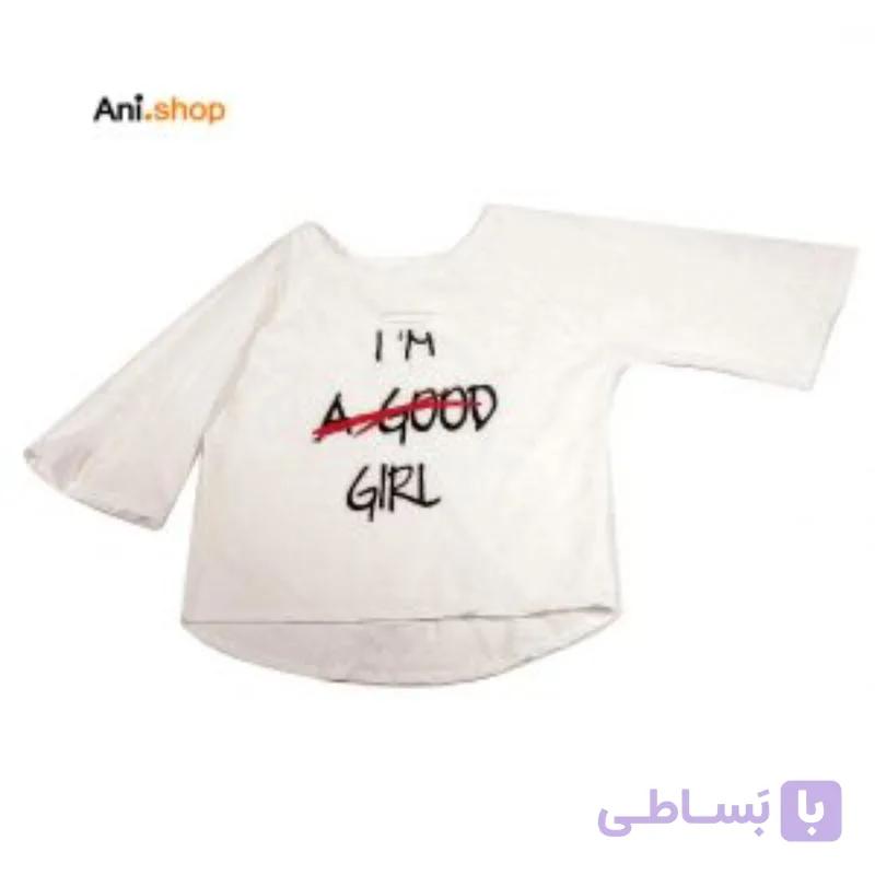تیشرت سفید دخترانه ez-88