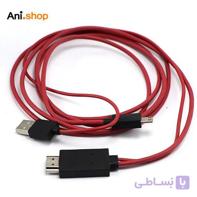 کابل تبدیل لایتنینگ به HDMI میراسکرین مدل LD22MB طول 2 متر