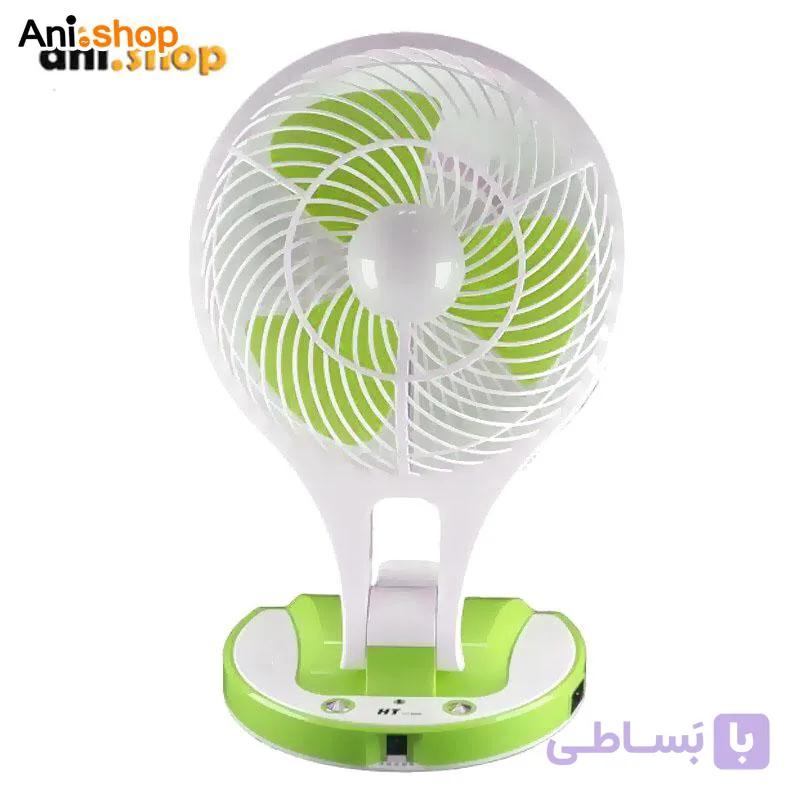 چراغ شارژی پنکه دار مدل مدل HT-5580