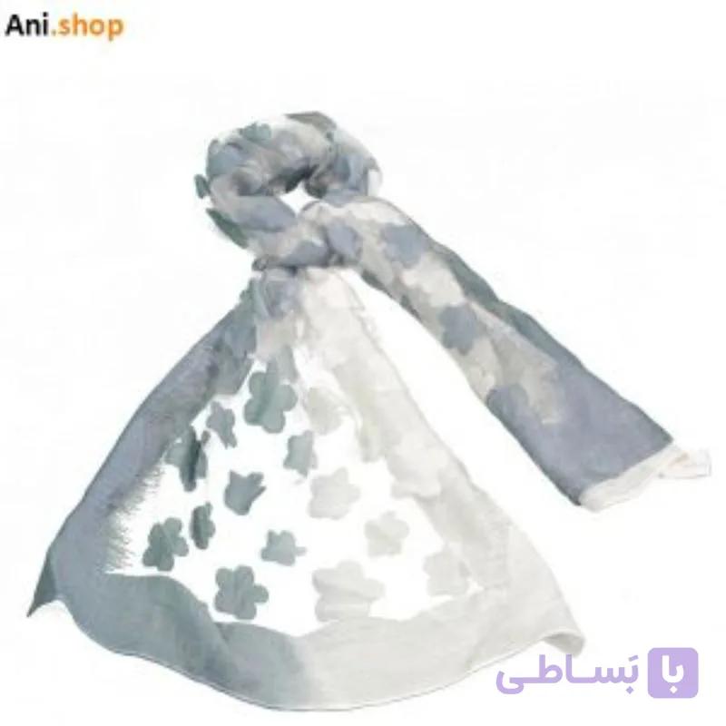 شال حریر طرح گل ez 70
