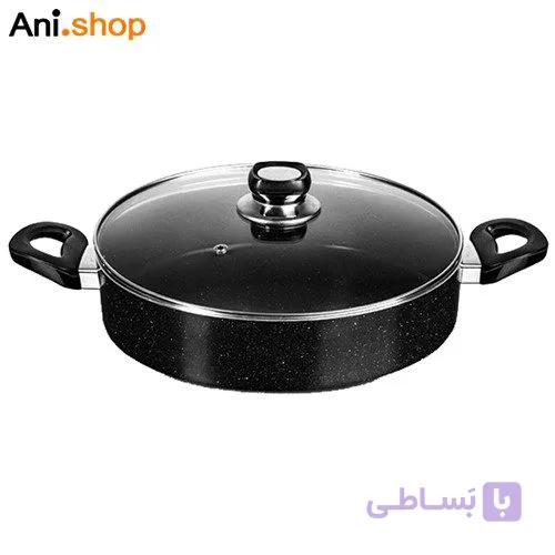 تابه دو دسته 20 درب شیشه مدل TR-20PTG کد 171