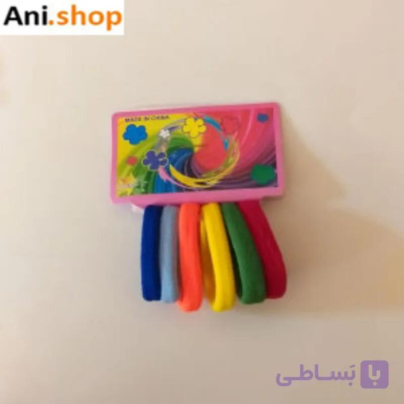 کش سر حوله ای رنگی