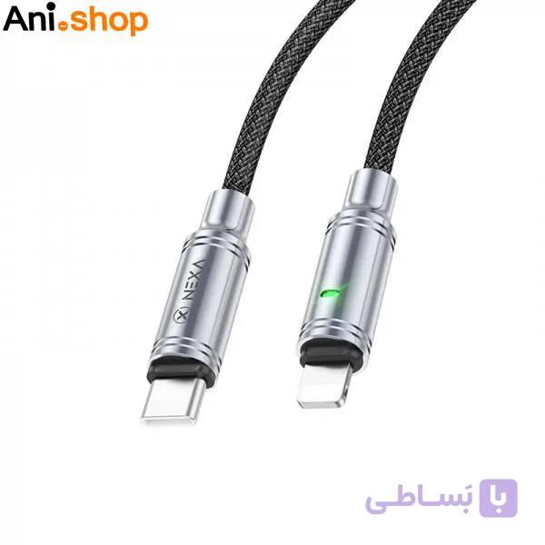کابل نکسا شارژر تایپ سی به آیفون NEXA L70 — تصویر 1