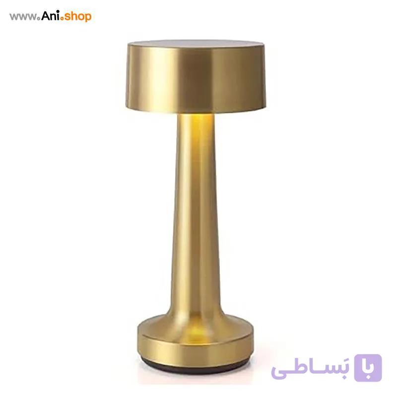 آباژور و چراغ خواب لمسی شارژی دارای سه رنگ نور دیمر دار جهت تنظیم شدت نور — تصویر 1