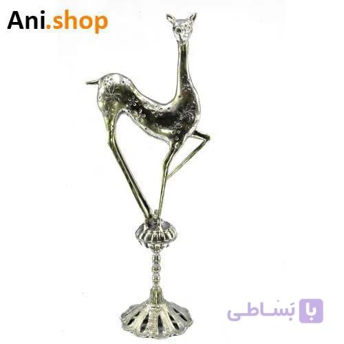 دکوری زرافه برنجی کد AM29 — تصویر 1