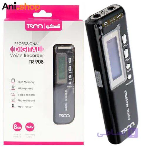 رکوردر TSCO TR 908 8GB کد A 101