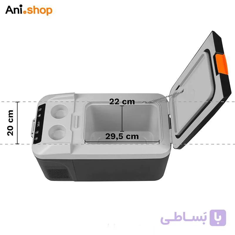یخچال مسافرتی خودرو فریزر 16 لیتر مدل کنسولی — تصویر 1