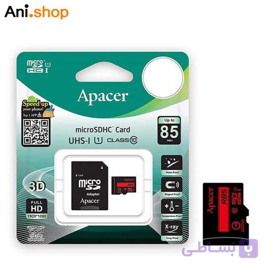 رم میکرو ۱۶ گیگ اپیسر U1 C10 85MB کد 804