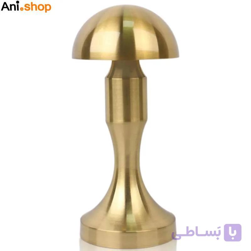 آباژور رومیزی لمسی شارژی رنگ طلایی — تصویر 1