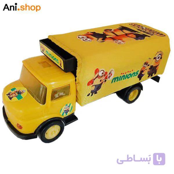 ماشین بازی طرح مینیون مدل کامیون کد 62 — تصویر 1