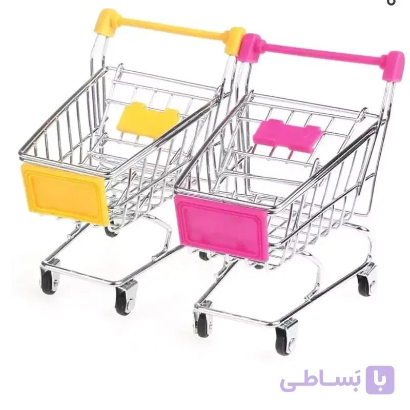 چرخ خرید مینیاتوری تزئینی — تصویر 1