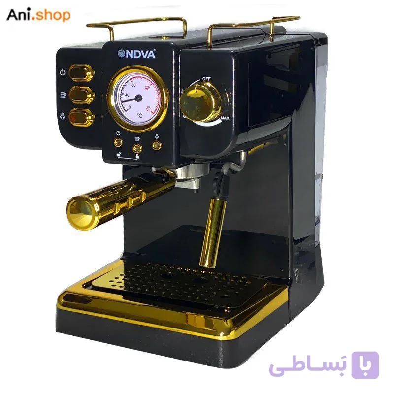 اسپرسو ساز کلاسیک 20 بار مدل NDVA ncm-161exps مشکی طلایی