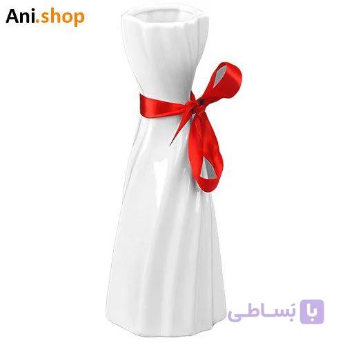 گلدان سرامیکی شیاردار کد 6