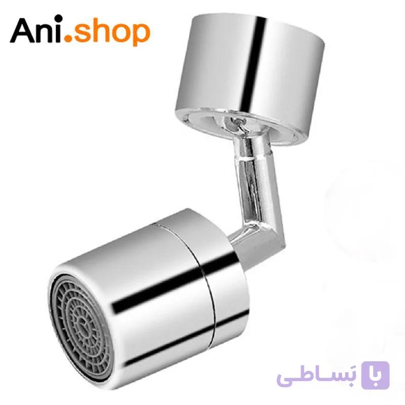 سر شیر آب استیل متحرک — تصویر 1