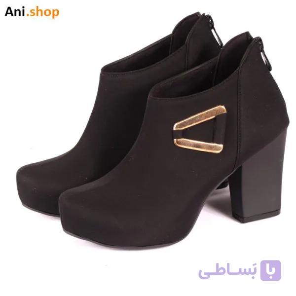 پوتین پاشنه دار ساق کوتاه کد B4 — تصویر 1