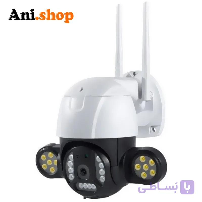 دوربین مداربسته مینی اسپیددام 3MP دو گوش P30 سیمکارتی 4G نرم افزار V380PRO ا Imported dual-ear rotating Wi-Fi Mini Speeddam CCTV camera with 64GB RAM and v380 software.