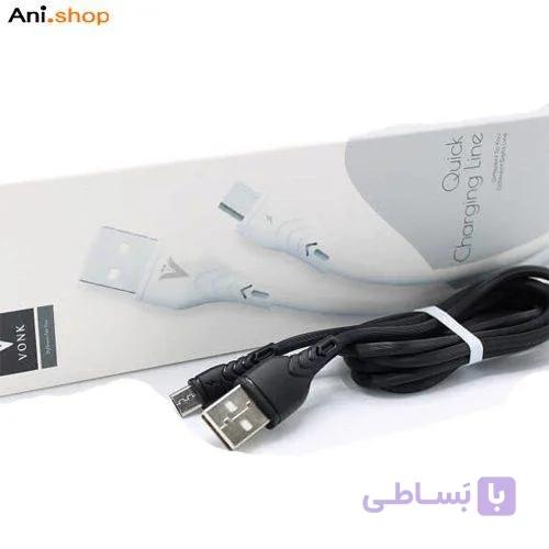 کابل USB گوشی اندروید مدل VONK V11 کد ez 32