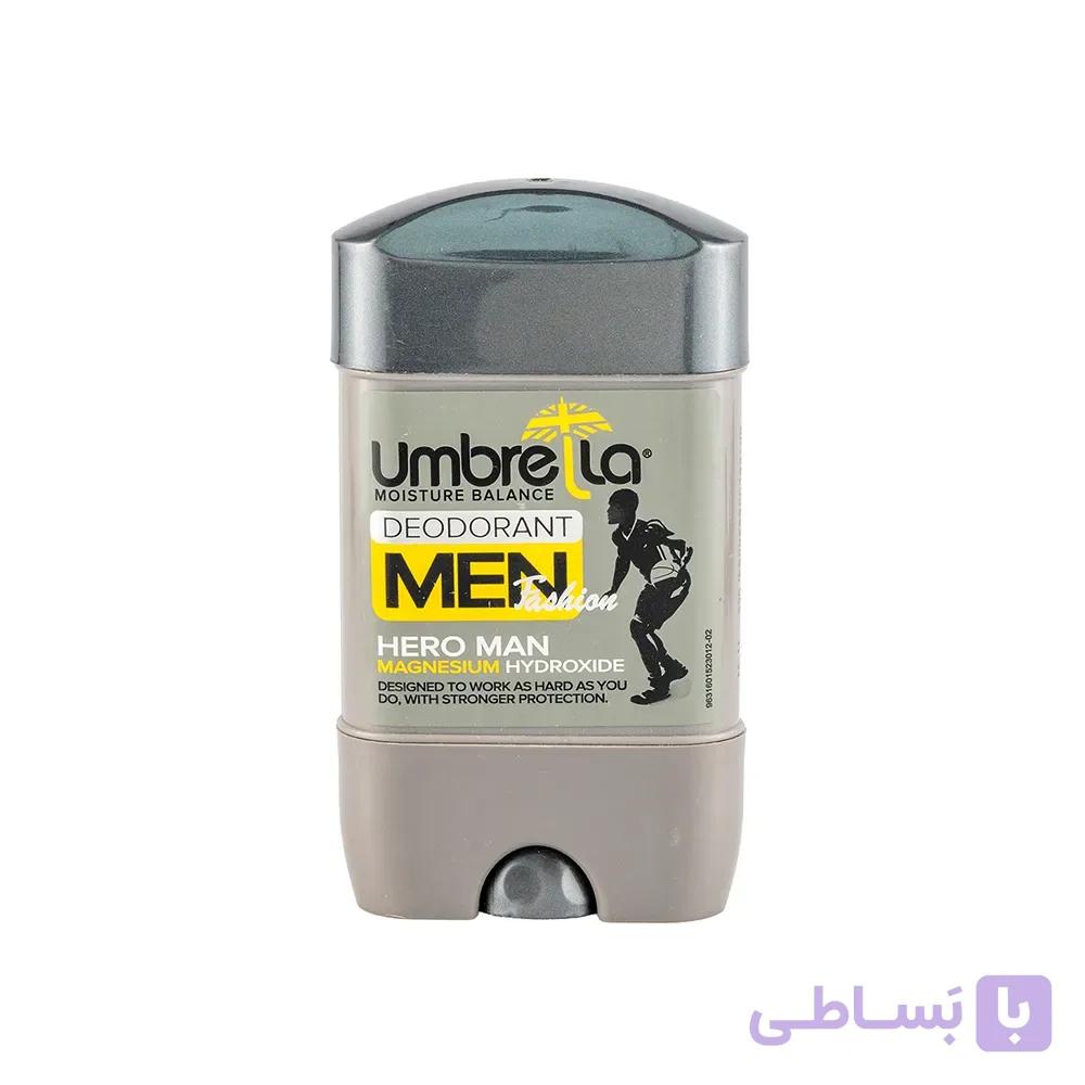 ژل دئودورانت مردانه آمبرلا مدل Hero Man وزن 75 گرم — تصویر 1