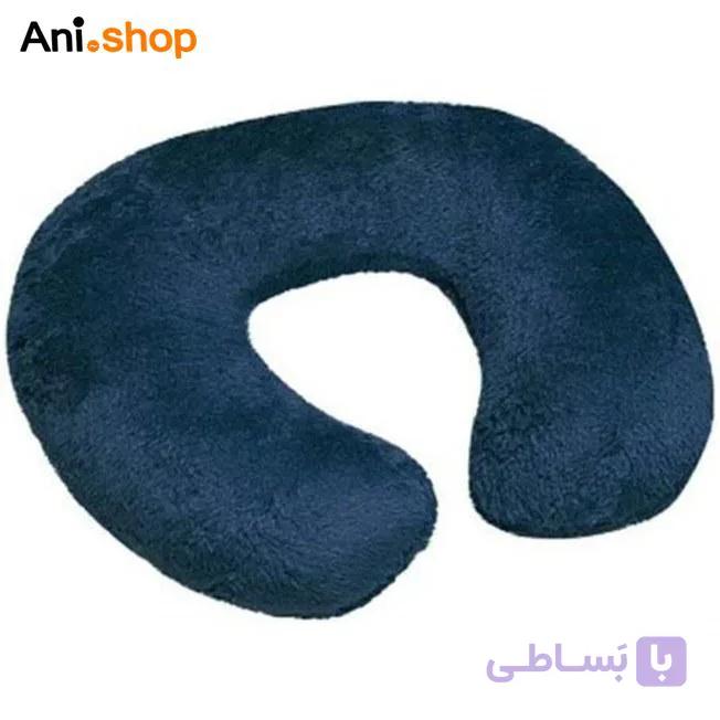 بالش گردنی الیافی با روکش مخمل