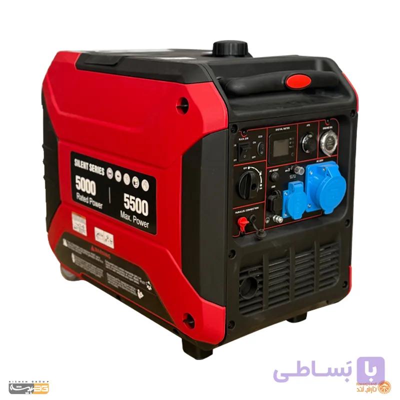 موتور برق کیفی سایلنت اینورتری ۵۵۰۰ وات BMD با تابلو ATS