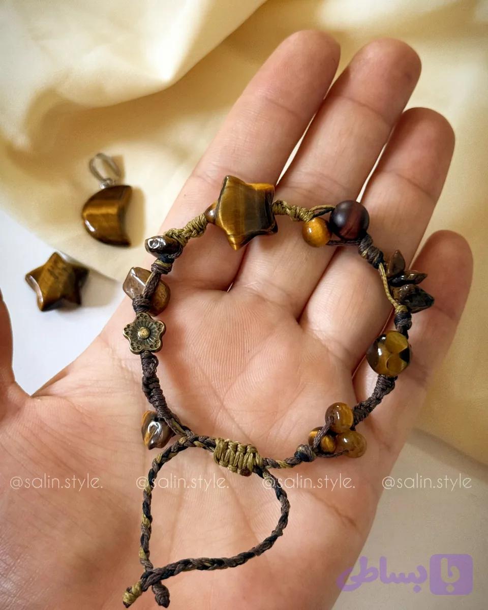 دستبند چشم ببر اصل (کد ZNURG)