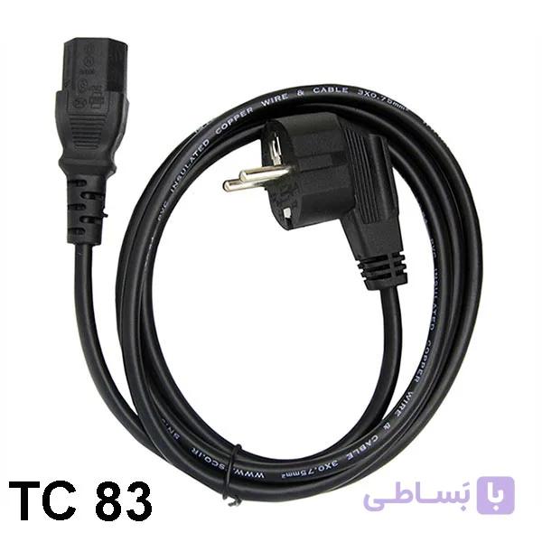کابل برق معمولی کامپیوتر تسکو TC 83 — تصویر 1