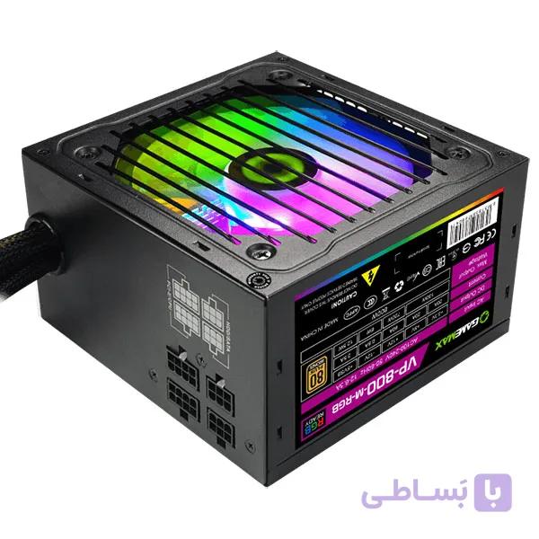 پاور کامپیوتر گیم‌مکس VP-800-RGB — تصویر 1