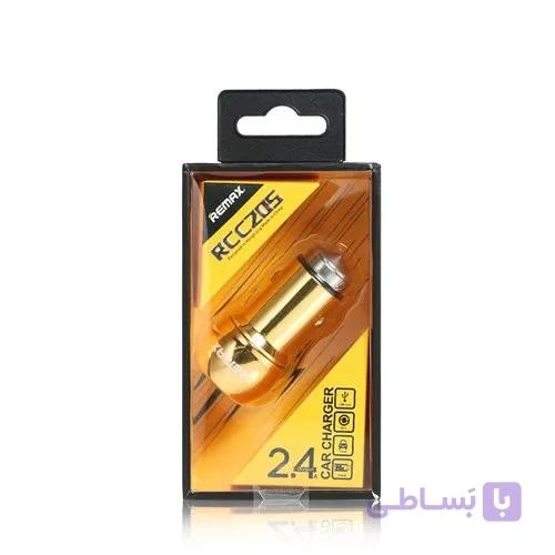 شارژر فندکی ریمکس مدل RCC205 نقره ای