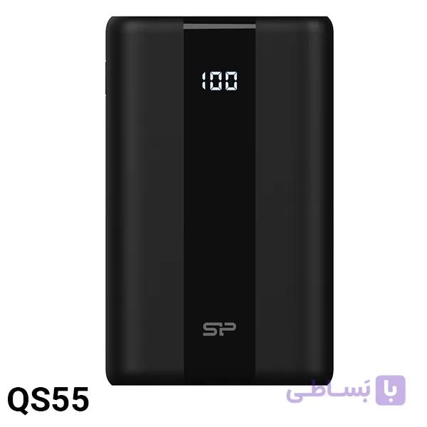 پاوربانک 20000 میلی‌آمپر‌ ساعت سیلیکون پاور QS55 — تصویر 1