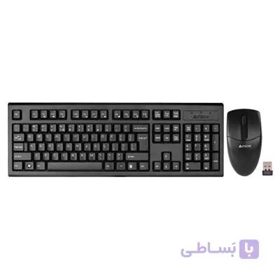 کیبورد و موس بی سیم A4Tech 3100N — تصویر 1