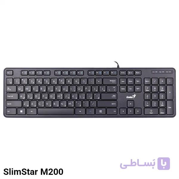کیبورد باسیم جنیوس SlimStar M200 — تصویر 1