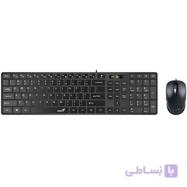 کیبورد و موس باسیم جنیوسSlimStar C126 — تصویر 1