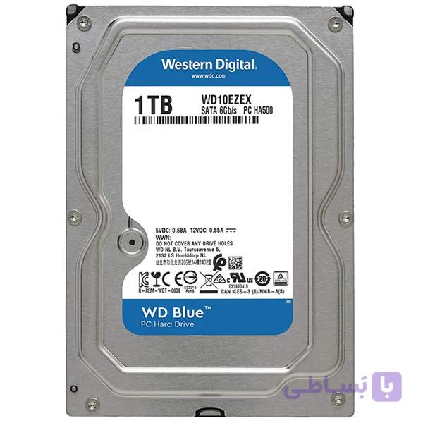 هارد اینترنال 1 ترابایت وسترن دیجیتال WD10EZEX – آبی — تصویر 1