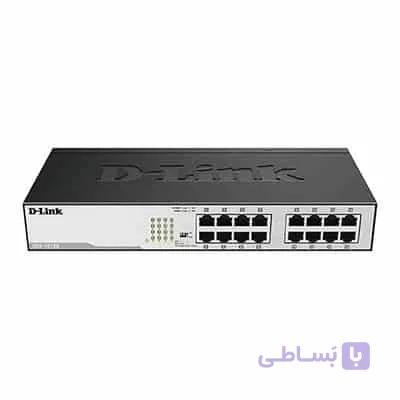 سوییچ 16 پورت گیگابیتی، غیر مدیریتی و دسکتاپ دی لینک مدل DGS-1016D — تصویر 1